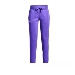 Under Armour Girls‎ 7-16 Fleece Pants Purple Youth Size Large NWT